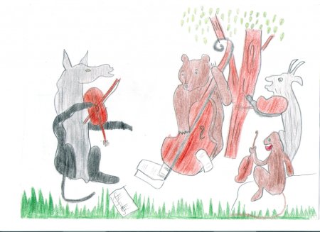 Квартет рисунок