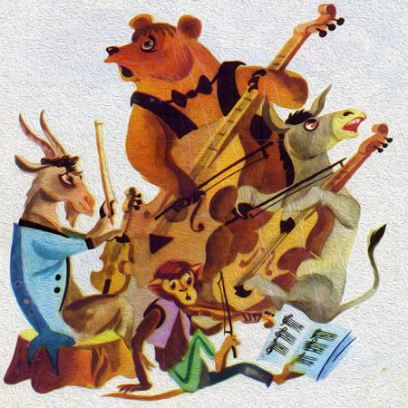 Струнный квартет басня Крылова