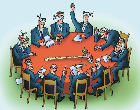 Переговоры карикатура