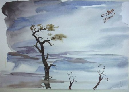 Рисунок ветра в природе