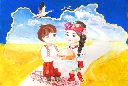 Рисунок на тему Украина