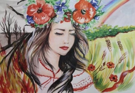 Украинские рисунки карандашом