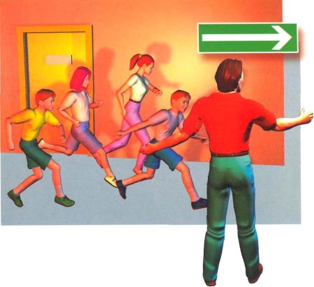 Эвакуация при пожаре в школе