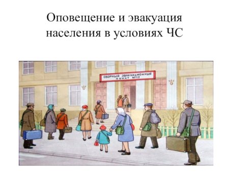 Оповещение и эвакуация населения