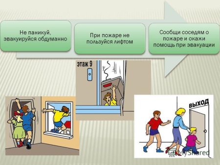 Способы эвакуации из помещений