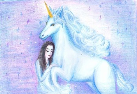 Нарисовать красивого единорога