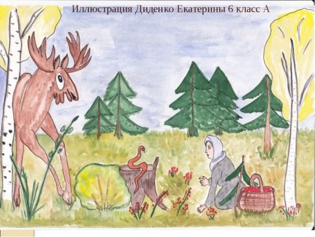 Иллюстрация к рассказу Пришвина кладовая солнца