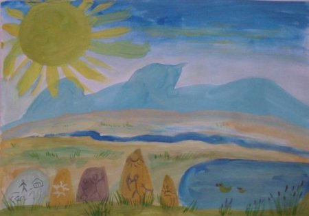 Природа Хакасии рисунки
