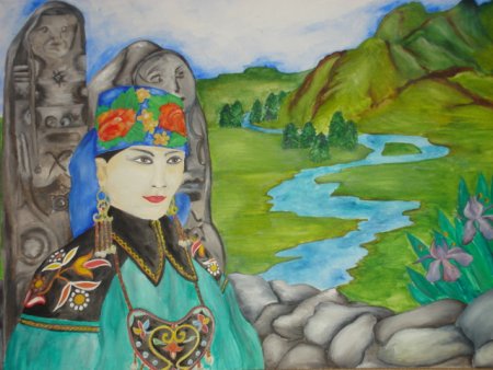 Природа Хакасии рисунки