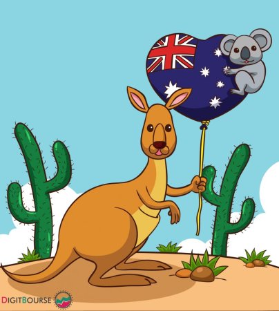 Австралия рисунок