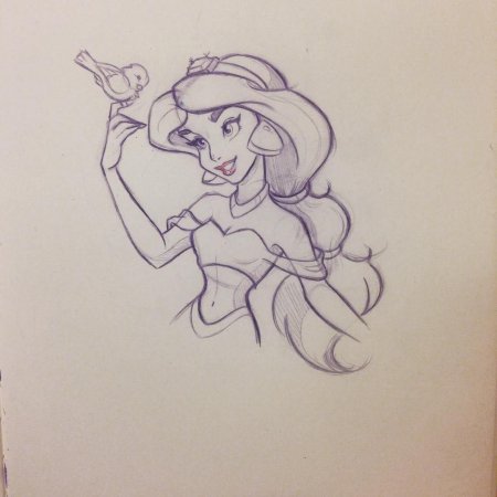 Крутые рисунки карандашом Дисней