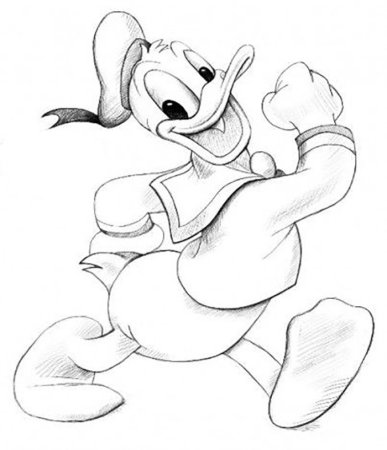Зарисовки героев Уолт Дисней