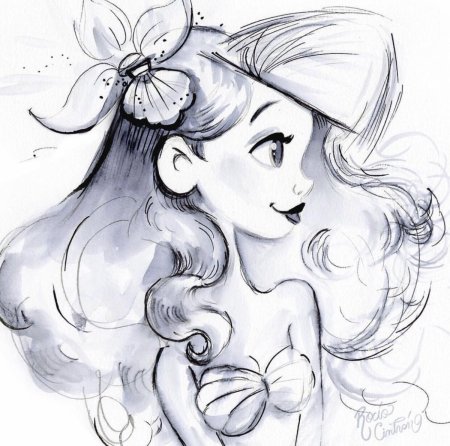 Детские рисунки принцесс