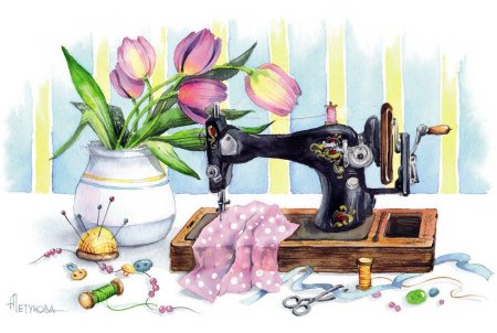 Швея трафарет