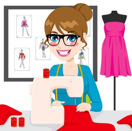 Модельер мультяшный