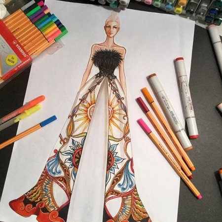 Начинающий дизайнер одежды