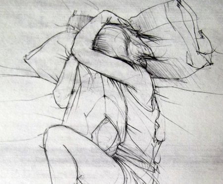 Грустные рисунки