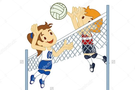 Волейбол мультяшный