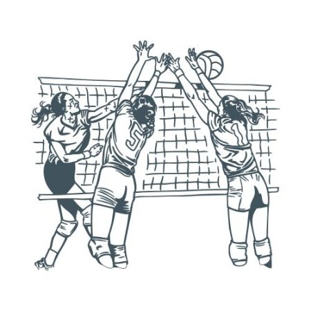 Волейбол раскраска для детей