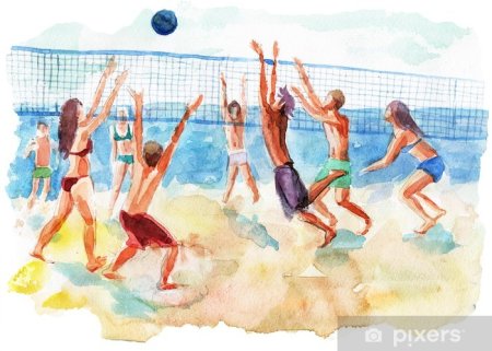 Пионербол раскраска