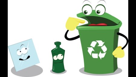 Плакат переработка мусора