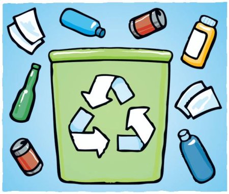Рисунок на тему переработка мусора