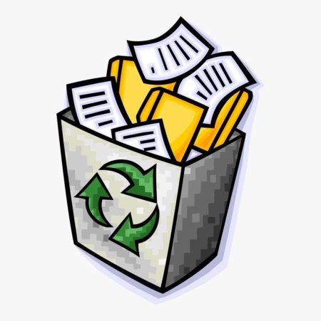 Значок для бумажных отходов