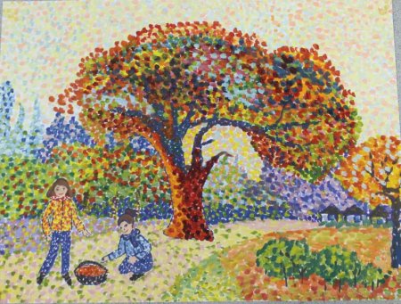 Пуантилизм сад