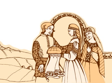 Гостеприимство раскраска