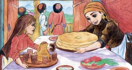 Чаепитие всей семьей