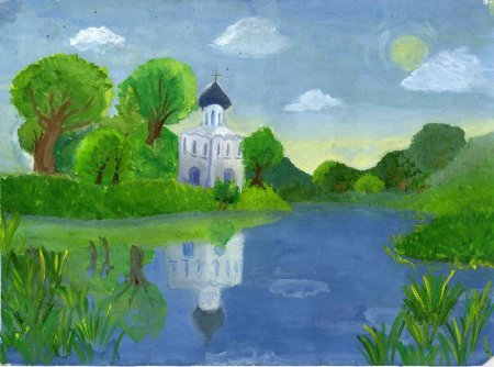 Рисунок на тему моя малая Родина