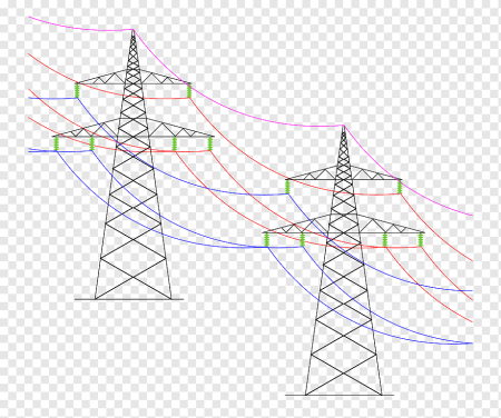Опора ЛЭП 110 кв PNG