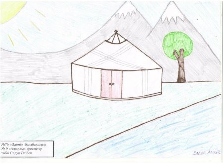 Рисунок Юрты