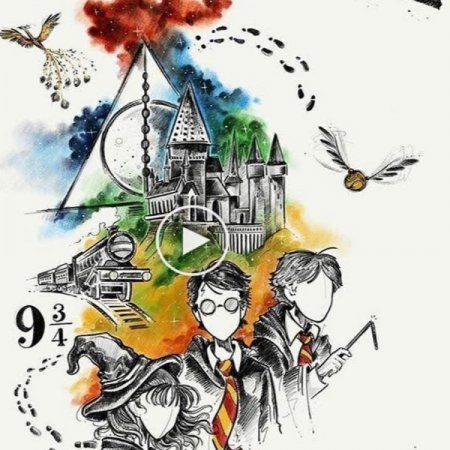 Гарри Поттер набросок