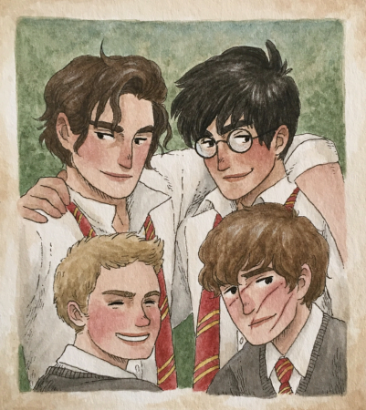 Гарри Поттер мародеры рисунки