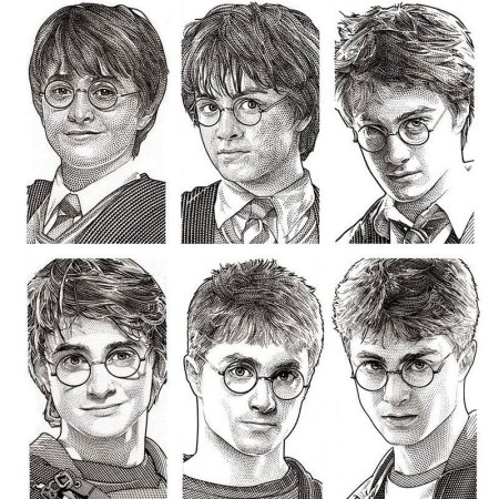 Гарри Поттер срисовать