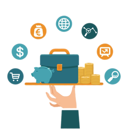 Банковские услуги иллюстрация