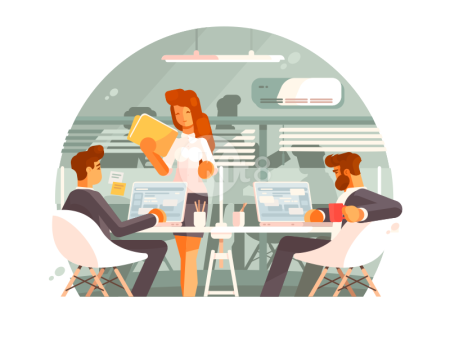 Иллюстрация Векторная люди офис