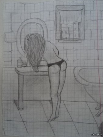 Скука рисунок карандашом