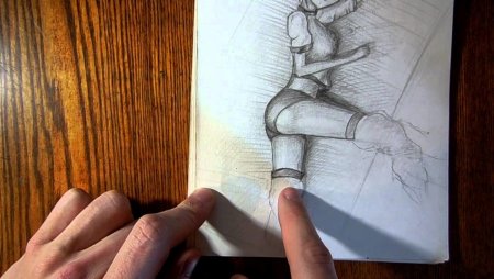 Рисунки карандашом в тетради