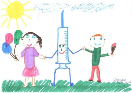 Рисунки на тему прививки