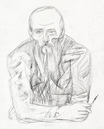 Горяев портрет Достоевского