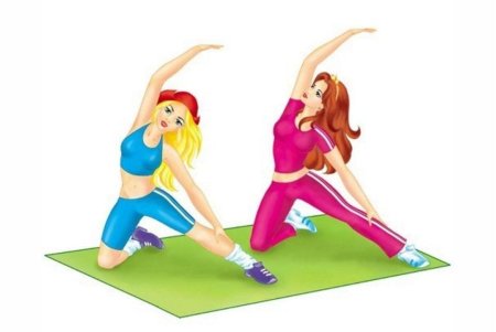 Силуэт спортсмена с гантелей