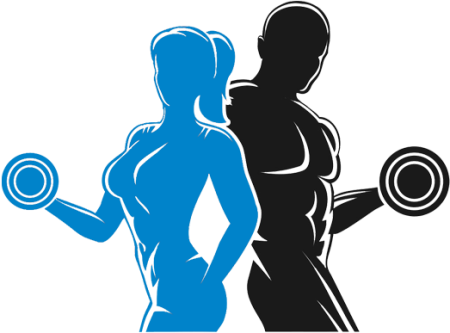 Тренажерный зал рисунок