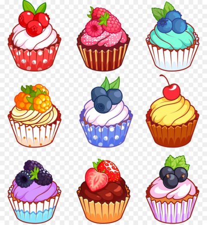 Кексы мультяшные