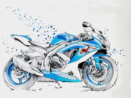 Suzuki GSX-R 600 арт