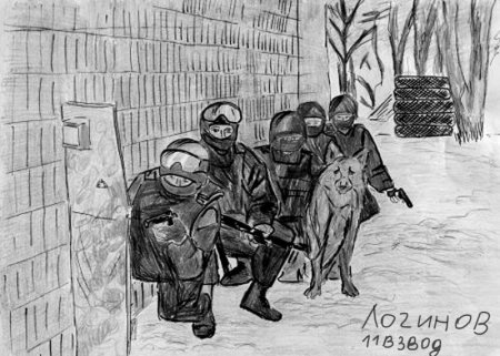 ОМОНОВЕЦ рисунок