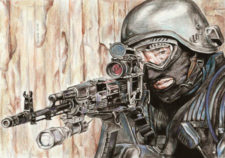 Спецназ рисунок