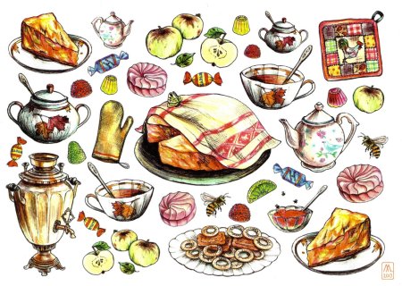 Кулинарные наклейки