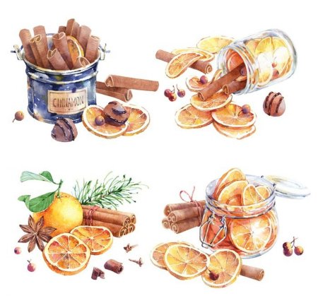 Продукты акварель